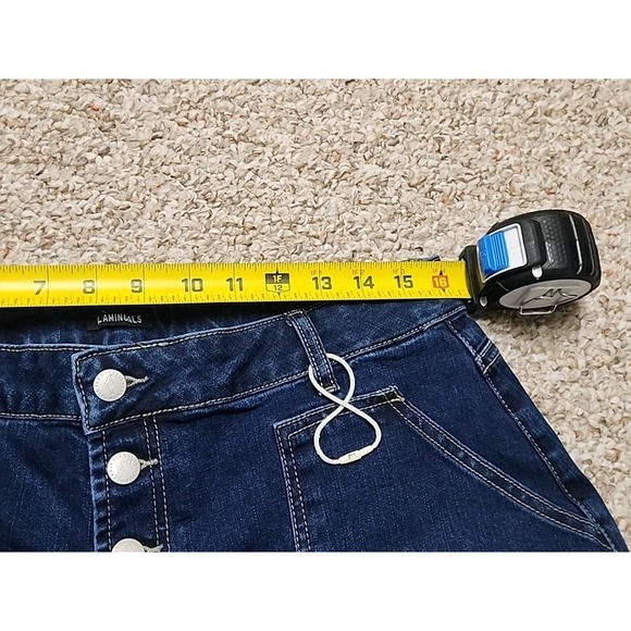 Flamingals Womens Cargo Jogger Jeans Mid Rise Multi Pocket Denim XXL New - Picture 7 of 14